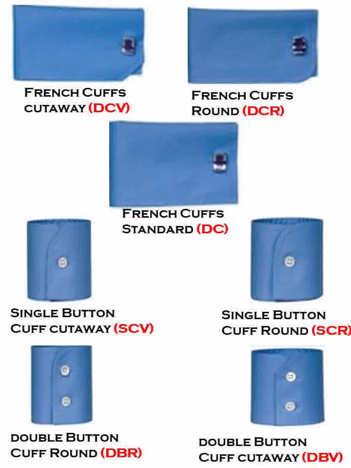 Various Cuff Styles